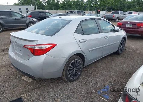 2016 Toyota Corolla S Plus из США, поврежденный, VIN 2T1BURHEXGC555538